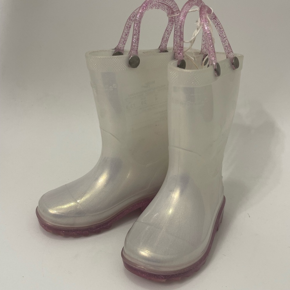 Western Chief Kids Clear Rain Boots with Lights